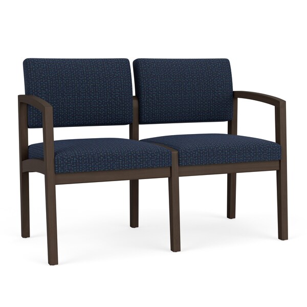 Lesro 2 Seat Tandem Seating W/ No Center Arm, 44 in W 26 in L 31.5 in H, Lenox Series LW2101 - main